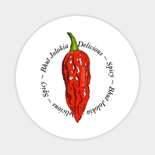 Bhut Jolokia Chilli pepper sticker set habanero jalapeno carolina reaper fatalii Magnet